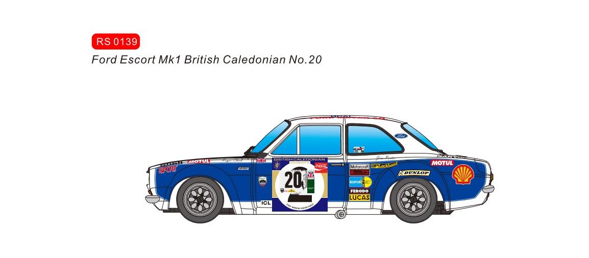 RS0139 Ford Escort Mark 1 livery 1 (Pre Order)